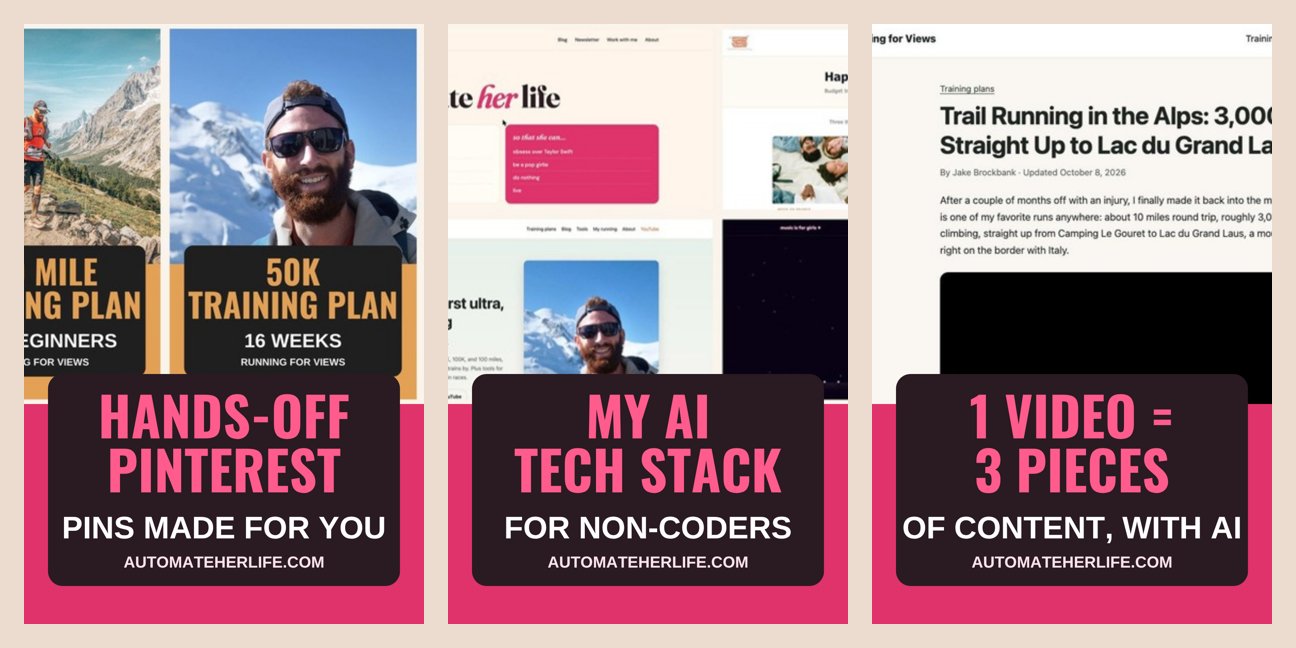 Before: the first pins, made in Canva